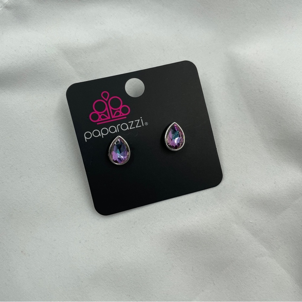 Paparazzi Iridescent Earring - Picture 2 of 5